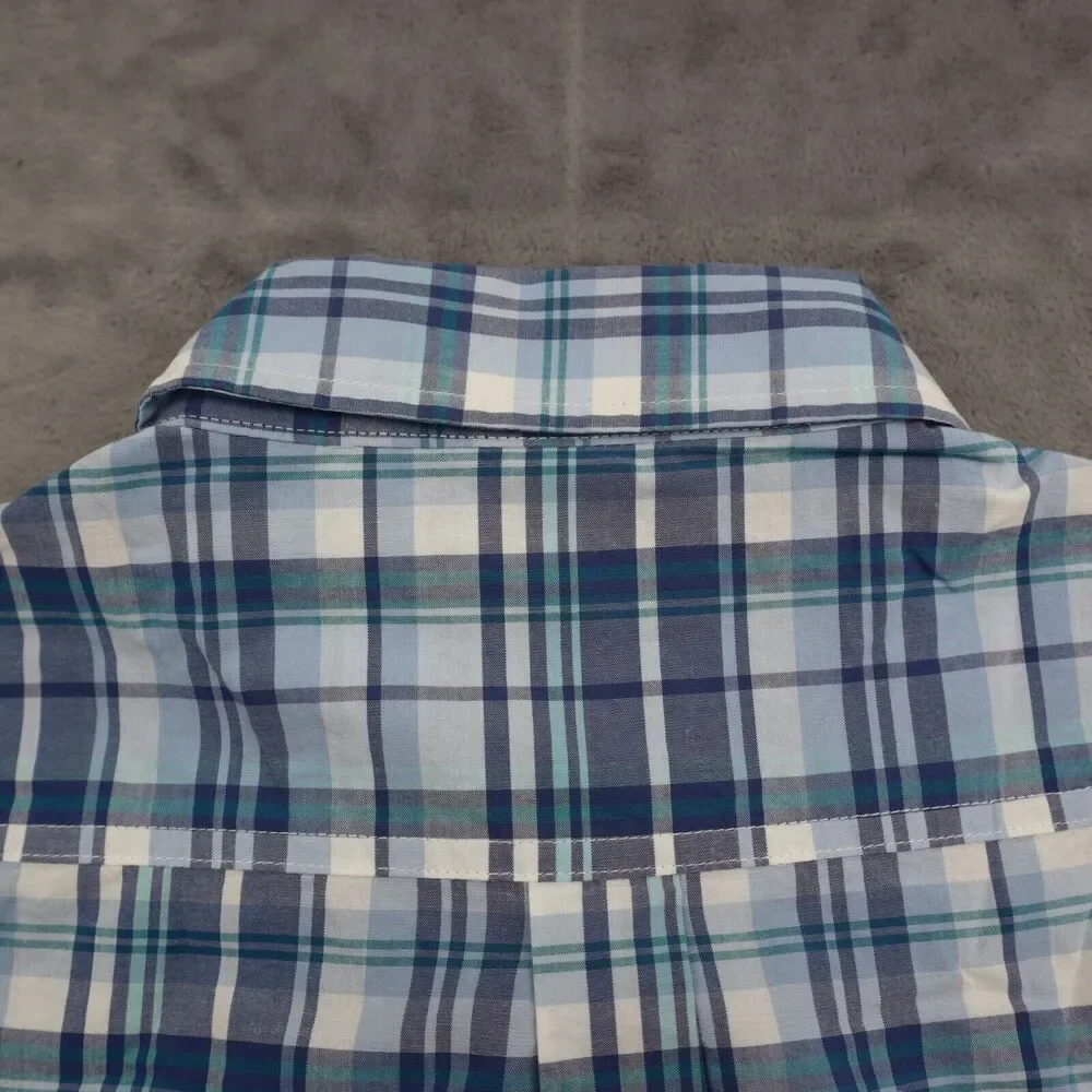 Johnnie- O Shirt Mens S Check Hangin Out Long Sleeve Button Up Surfing - Picture 13 of 16